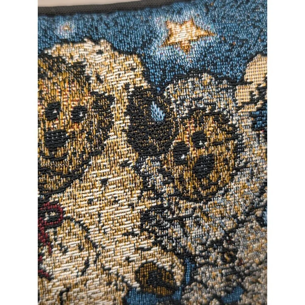 Boyds Bears & Friend Throw Pillow Tapestry Miracles Happen To Those Who Believe